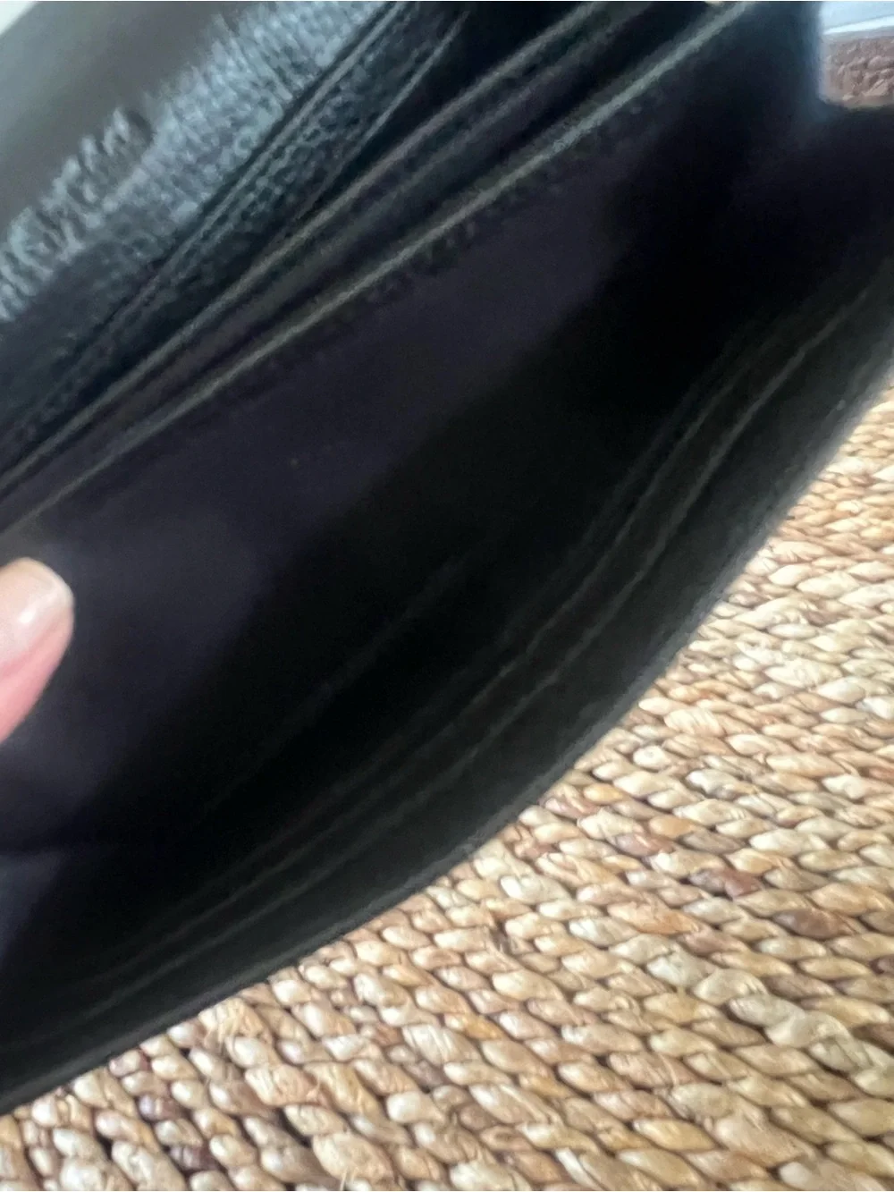 See by Chloé Black Grained Leather Lizzie Long Wallet Gold Hardware